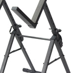 Guitar Combo Amplifier Stand by GRIFFIN - Low Profile Pro-Audio Amp Tilt Back Mount Stand for Speaker Cabinet - PA Speaker Karaoke Monitor Holder