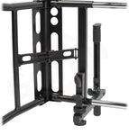 GRIFFIN 2-Tier DJ Coffin Workstation Stand - Double Table Top Keyboard & Laptop Holder - Duel Level Digital Piano Rack Mount Platform for Studio Mixer