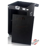 Rackmount Studio Mixer Flight Road Case By GRIFFIN - 25U Mount Space Ultimate Pro-Audio Amp Cabinet Travel Trunk For Music Gear Recording Equipment