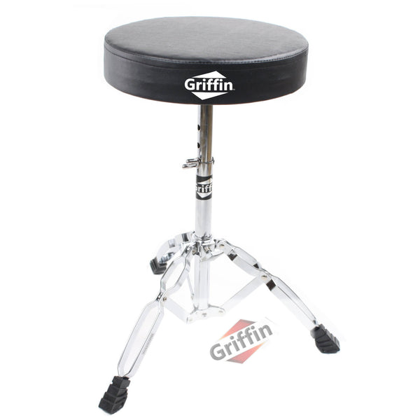 Griffin Cymbal Boom Stand Pack - Straight Stand & Boom Arm, Drum Hardware Set