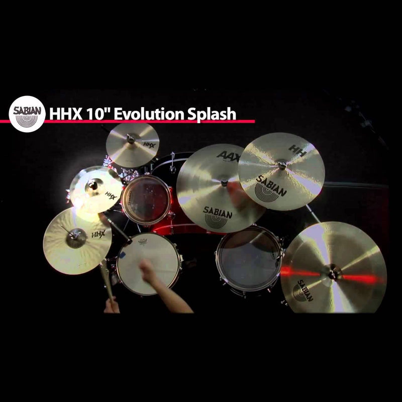 Sabian HHX Evolution Splash Cymbal 10" Brilliant