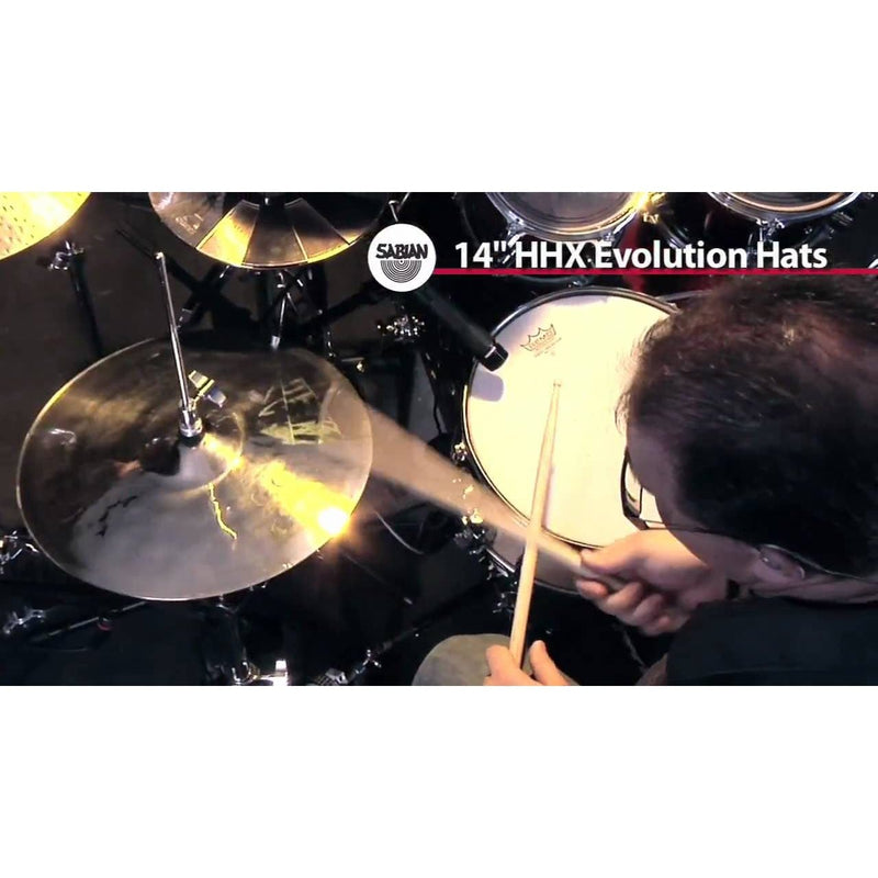 Sabian HHX Evolution Hi Hat Cymbals 14" Brilliant