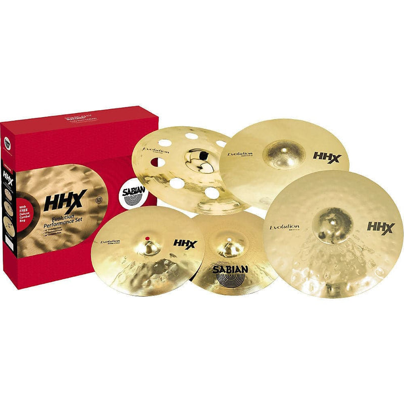 Sabian HHX Evolution Promo Set Brilliant w/FREE Evolution Crash