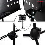 Sheet Music Stand With Mic Stand Holder - 3 IN 1 Professional