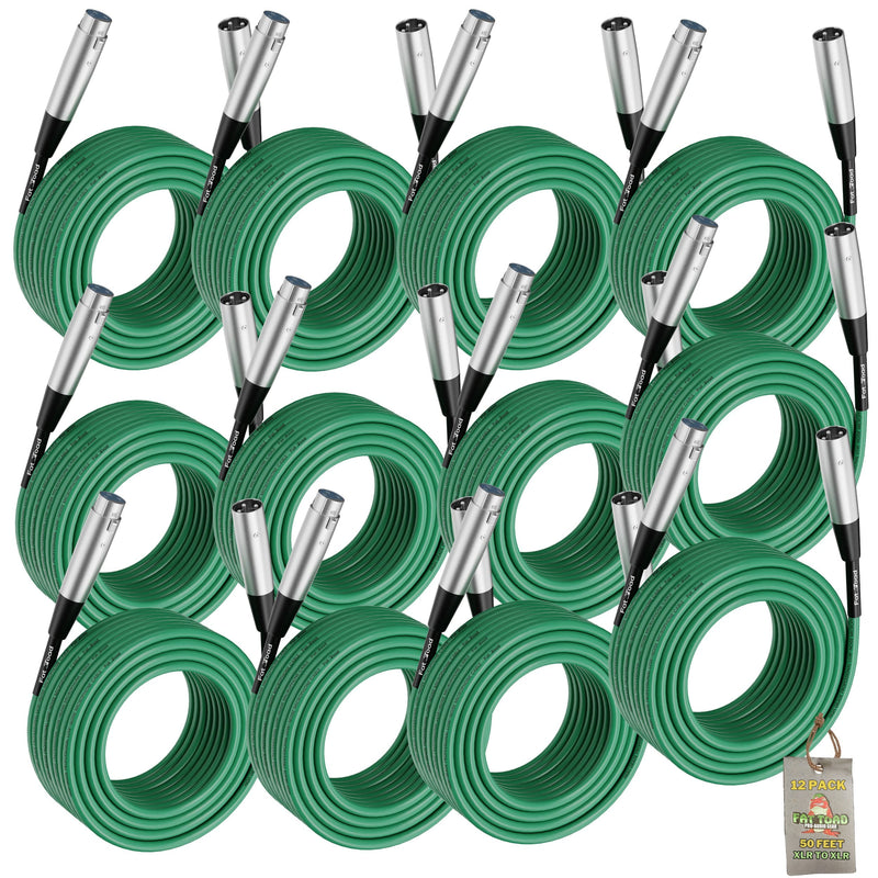 AP2109-XLR-Mic-Green-Cable