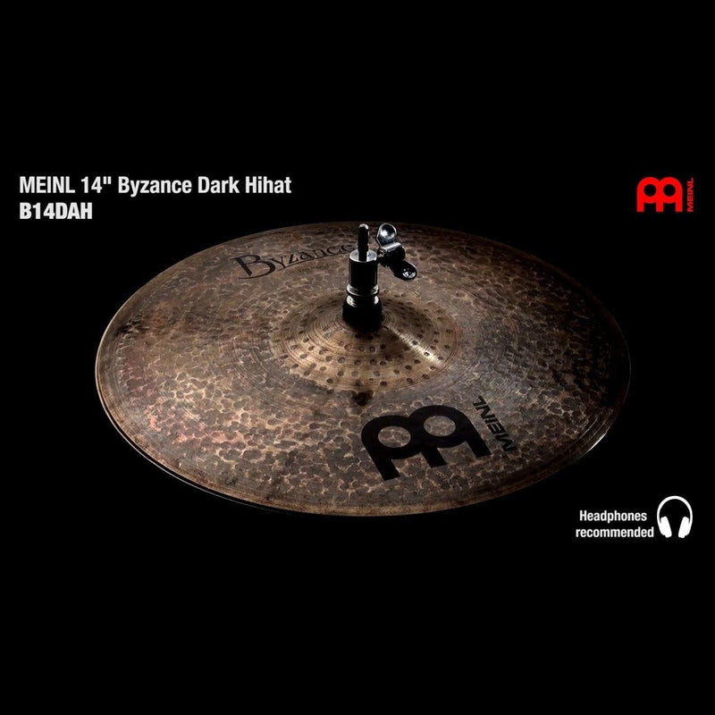 Meinl Byzance Dark Hi Hat Cymbals 14