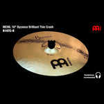 Meinl Byzance Brilliant Thin Crash Cymbal 16
