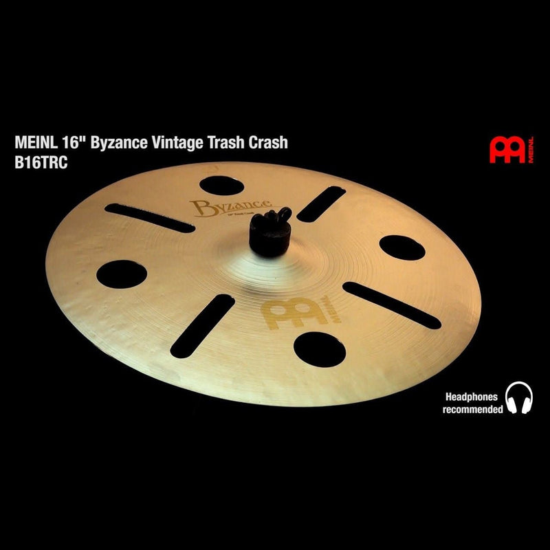 Meinl Byzance Vintage Trash Crash Cymbal 16"