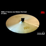 Meinl Byzance Jazz Medium Thin Crash Cymbal 17