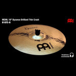 Meinl Byzance Brilliant Thin Crash Cymbal 18