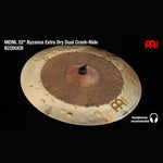 Meinl Byzance Dual Crash Ride Cymbal 22
