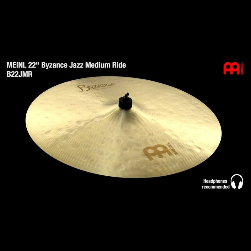 Meinl Byzance Jazz Medium Ride Cymbal 22"