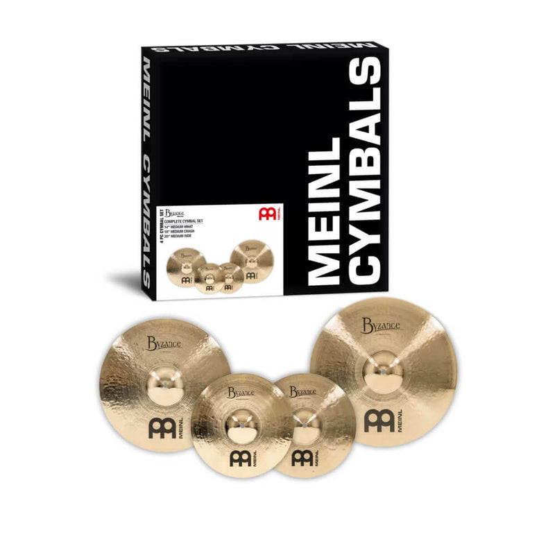 Meinl Byzance Brilliant Complete Cymbal Set