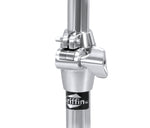 2 Leg Hi-Hat Stand by GRIFFIN - Premium Heavy Duty Hihat Cymbal Foot Pedal with Drum Key - Folding Two Leg Style Converts to a No Leg High Hat Mount