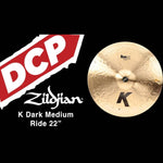 Zildjian K Dark Medium Ride Cymbal 22