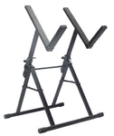 Guitar Combo Amplifier Stand by GRIFFIN - Low Profile Pro-Audio Amp Tilt Back Mount Stand for Speaker Cabinet - PA Speaker Karaoke Monitor Holder