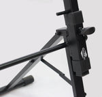 Guitar Combo Amplifier Stand by GRIFFIN - Low Profile Pro-Audio Amp Tilt Back Mount Stand for Speaker Cabinet - PA Speaker Karaoke Monitor Holder