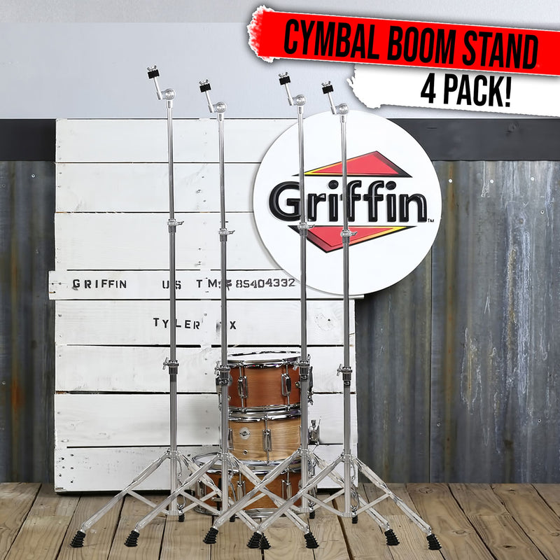 TS322-Chrome-Cymbal-Stand-4-Pack