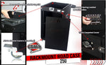 Rackmount Studio Mixer Flight Road Case By GRIFFIN - 25U Mount Space Ultimate Pro-Audio Amp Cabinet Travel Trunk For Music Gear Recording Equipment