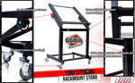 Rack Mount Rolling Stand & Adjustable Mixer Platform Rails by GRIFFIN - 19U Cart Holder for Music Studio Booth Pro Audio Recording Cabinet Equipment