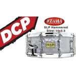 Tama SLP Vintage Hammered Steel Snare Drum 14x5.5