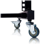 Rack Mount Rolling Stand & Adjustable Mixer Platform Rails by GRIFFIN - 19U Cart Holder for Music Studio Booth Pro Audio Recording Cabinet Equipment