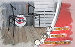 GRIFFIN 2-Tier DJ Coffin Workstation Stand - Double Table Top Keyboard & Laptop Holder - Duel Level Digital Piano Rack Mount Platform for Studio Mixer