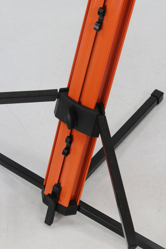 Keyboard Stand (2-Tier) with Mic Boom Arm Adapter by FAT TOAD - Professional Double Sliding Electronic Piano Column Tower for Turntable, DJ Audio Gear & Studio Synthesizer