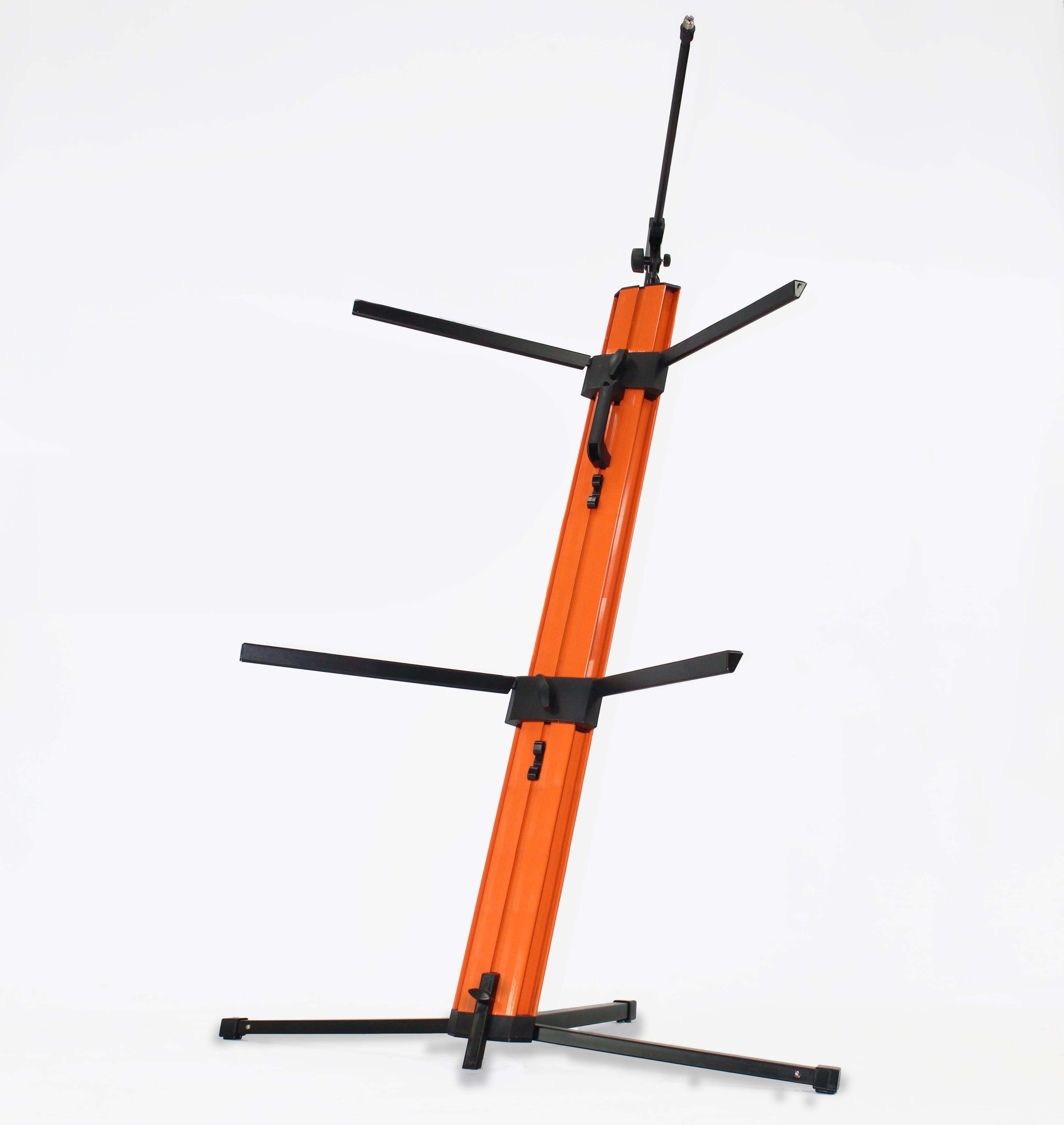 Column Key Stand FAT TOAD 2-Tier Column Keyboard Stand with Mic Boom Arm - GeekStands.com