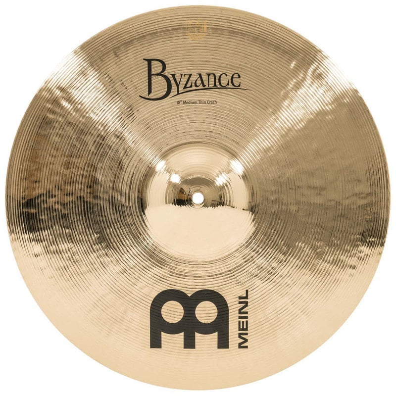 Meinl Byzance Brilliant Medium Thin Crash Cymbal 18