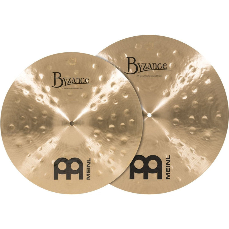 Meinl Byzance Matched Crash Cymbal Pack Extra Thin Hammered 18" & 20"