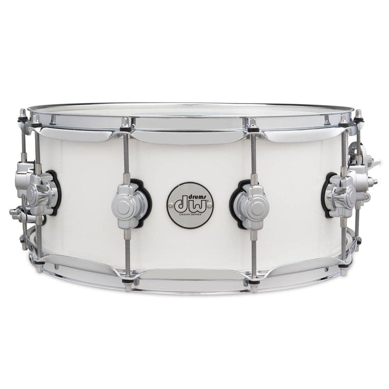 DW Design Snare Drum 14x6 Gloss White