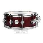 DW Design 14x5.5 Snare Drum Cherry Stain