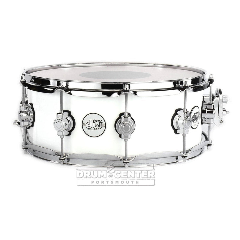 DW Design 14x5.5 Snare Drum Gloss White