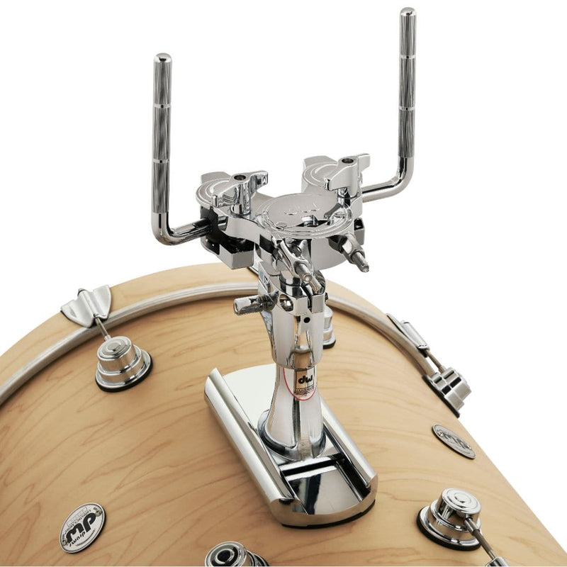 DW 9000 Series Bass Drum Double Tom Mount Chrome