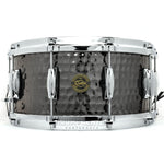 Gretsch Full Range Hammered Black Steel Snare Drum 14x6.5