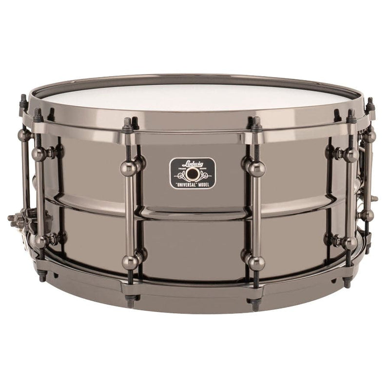 Ludwig Universal Brass Snare Drum 14x6.5 w/Black Hardware