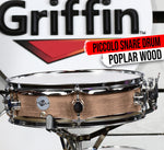 GRIFFIN Piccolo Snare Drum - 13x3.5 Zebra Wood Poplar Acoustic Shell Percussion