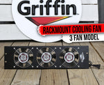 Studio Rackmount Cooling Fan - 3U Exhaust Rack Equipment Gear Server DJ PA AMP