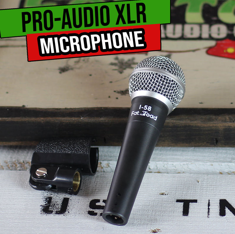 Cardioid Dynamic Vocal Microphones - Music Recording Studio Wired Instrument Mic