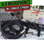 Instrument Vocal Microphones -  Wired Singing Handheld Recording Studio Mic PACK