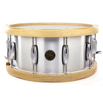 Gretsch Full Range Aluminum Snare Drum 14x6.5 w/Wood Hoops