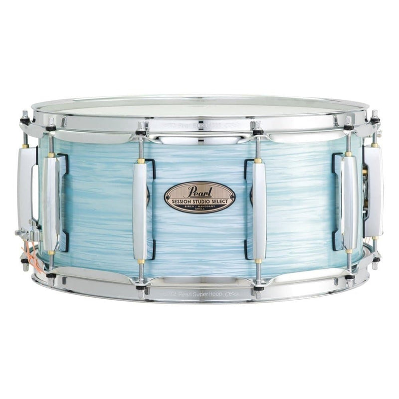 Pearl Session Studio Select 14x5.5 Snare Drum Ice Blue Oyster