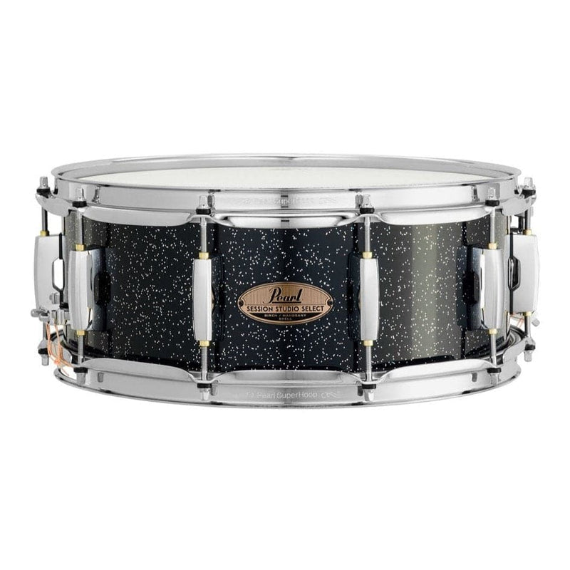 Pearl Session Studio Select 14x5.5 Snare Drum Black Halo Glitter