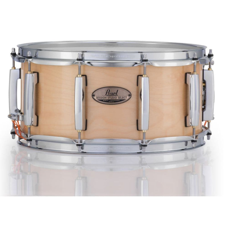 Pearl Session Studio Select 14x6.5 Snare Drum Natural Birch