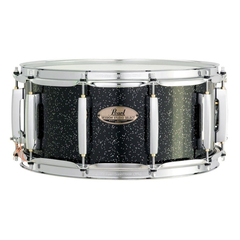Pearl Session Studio Select 14x6.5 Snare Drum Black Halo Glitter