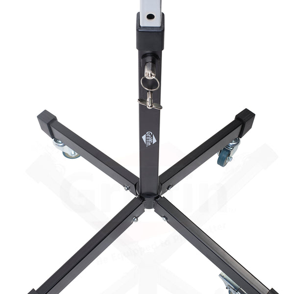 Mobile Studio Mixer Stand DJ Cart, Rolling Music Mount On Casters