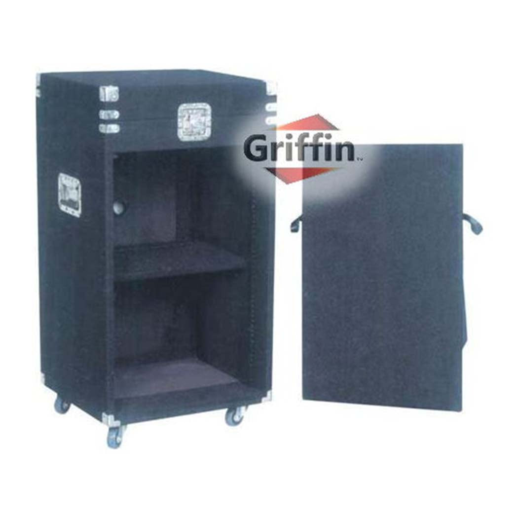 Rackmount Road Case, Studio Mixer Rack Mount Stand with Casters ...