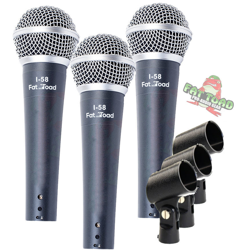 DYNAMIC MICROPHONE GT-8 6個 Pro-Audio Recording Microphones | Dynamic Mic Pack of 3