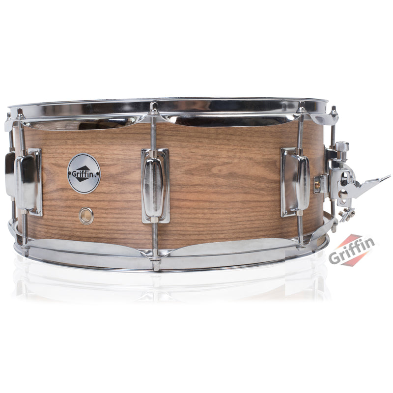 MS14OakWood-Snare-Drum